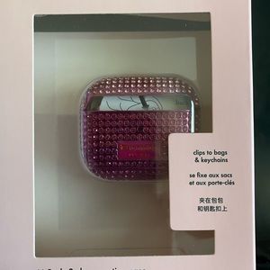 Gala rhinestone embossed AirPod Case for 3rd generation pink embellish NWT